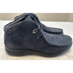 Mountain Gear Men’s Boots Size 13M Blue Suede Chukka Lace Up Work Casual Y2K
